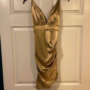 Gold dress